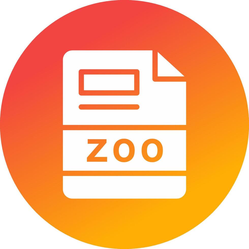 Zoo kreativ ikon design vektor