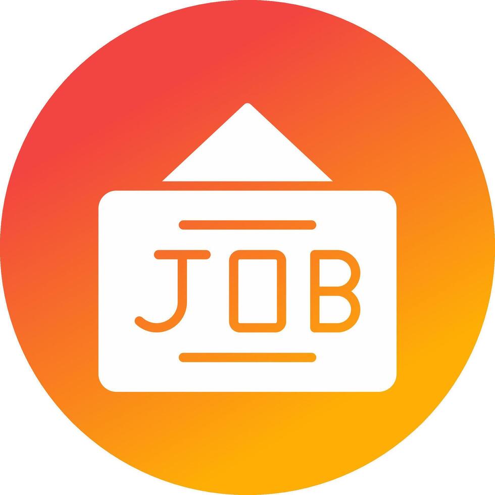 Job kreatives Icon-Design vektor