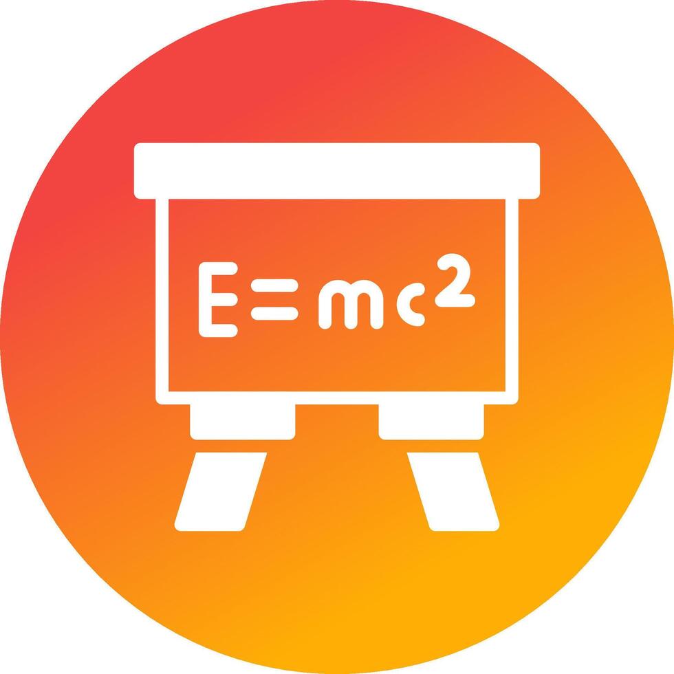 Relativitätstheorie kreatives Icon-Design vektor