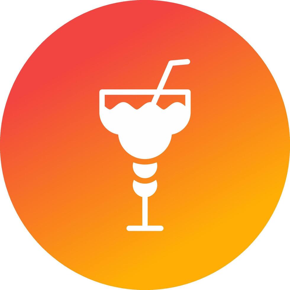 kreatives Icon-Design für Cocktails vektor