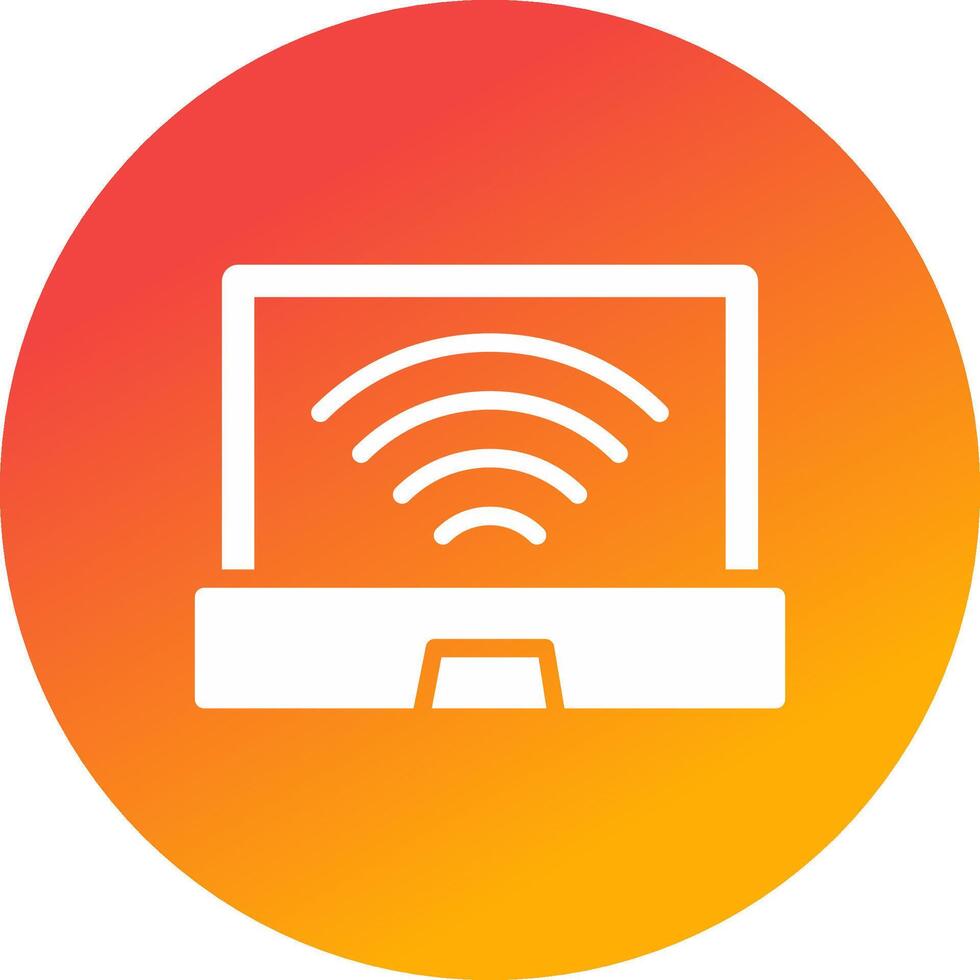 Wifi kreatives Icon-Design vektor