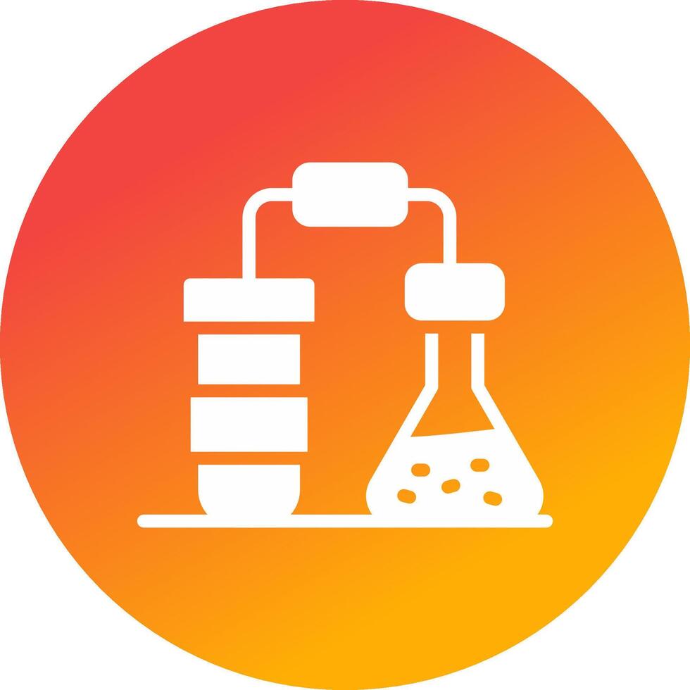 Chemie kreatives Icon-Design vektor