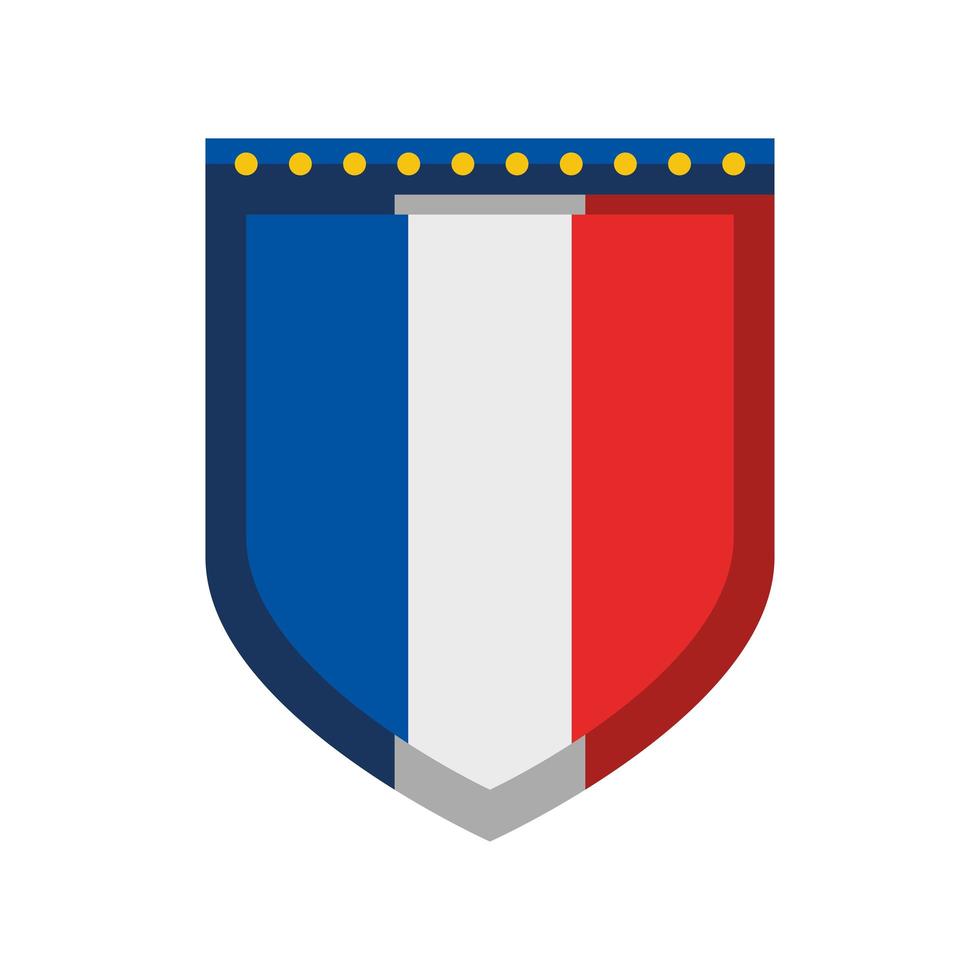 Frankreich Flaggenbanner vektor