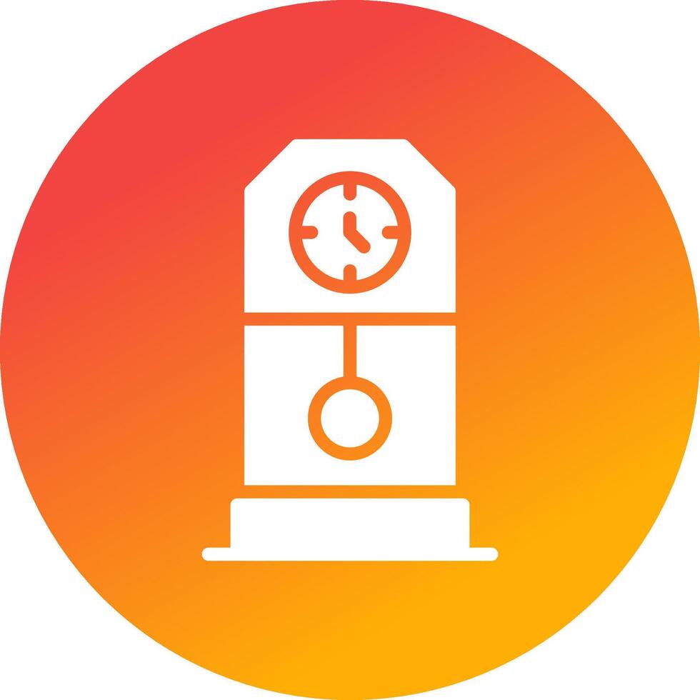 Uhr kreatives Icon-Design vektor