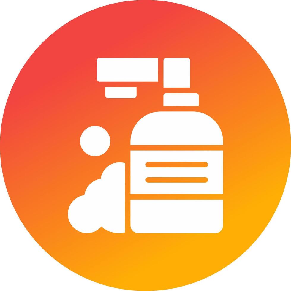 Shampoo kreatives Icon-Design vektor