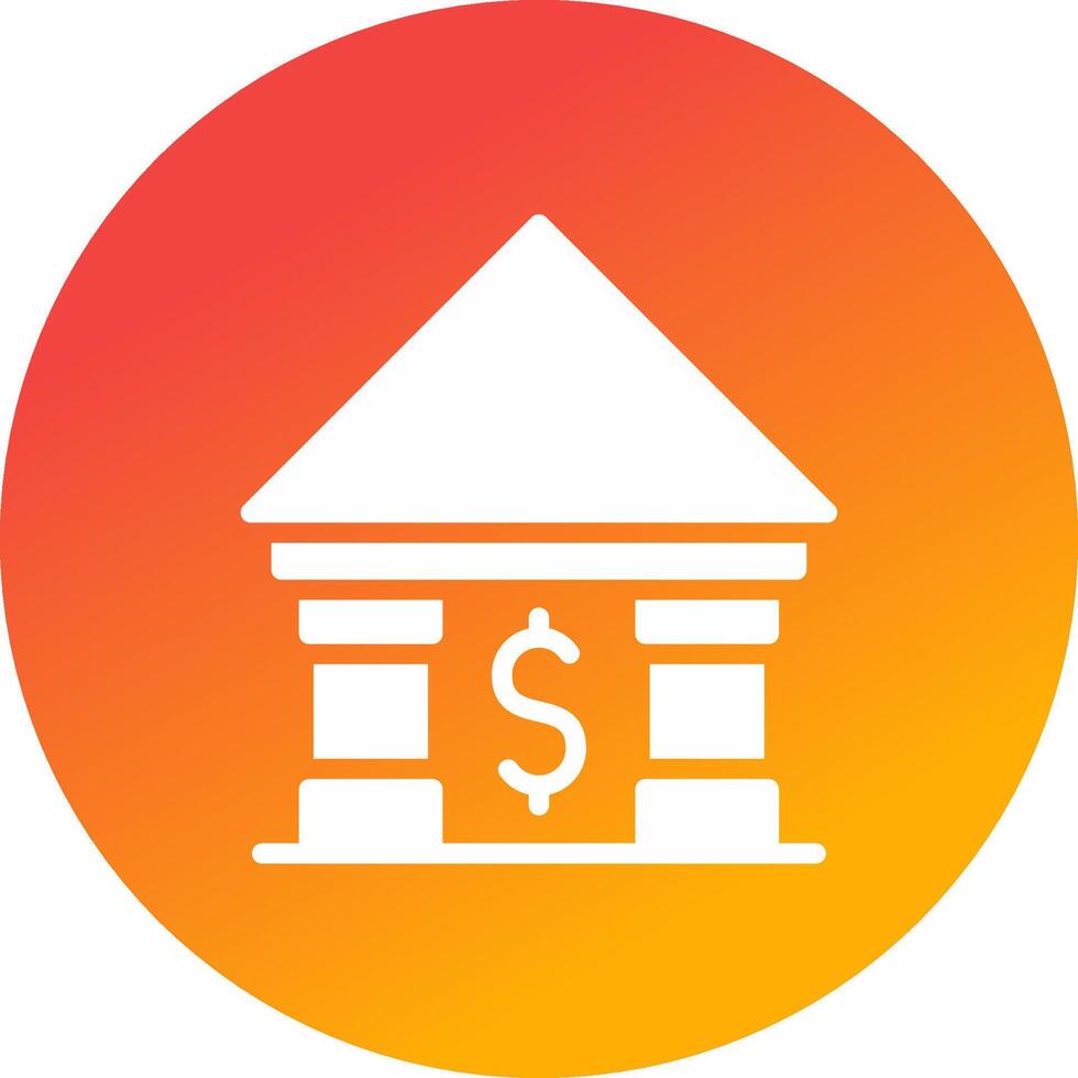 Bank kreatives Icon-Design vektor