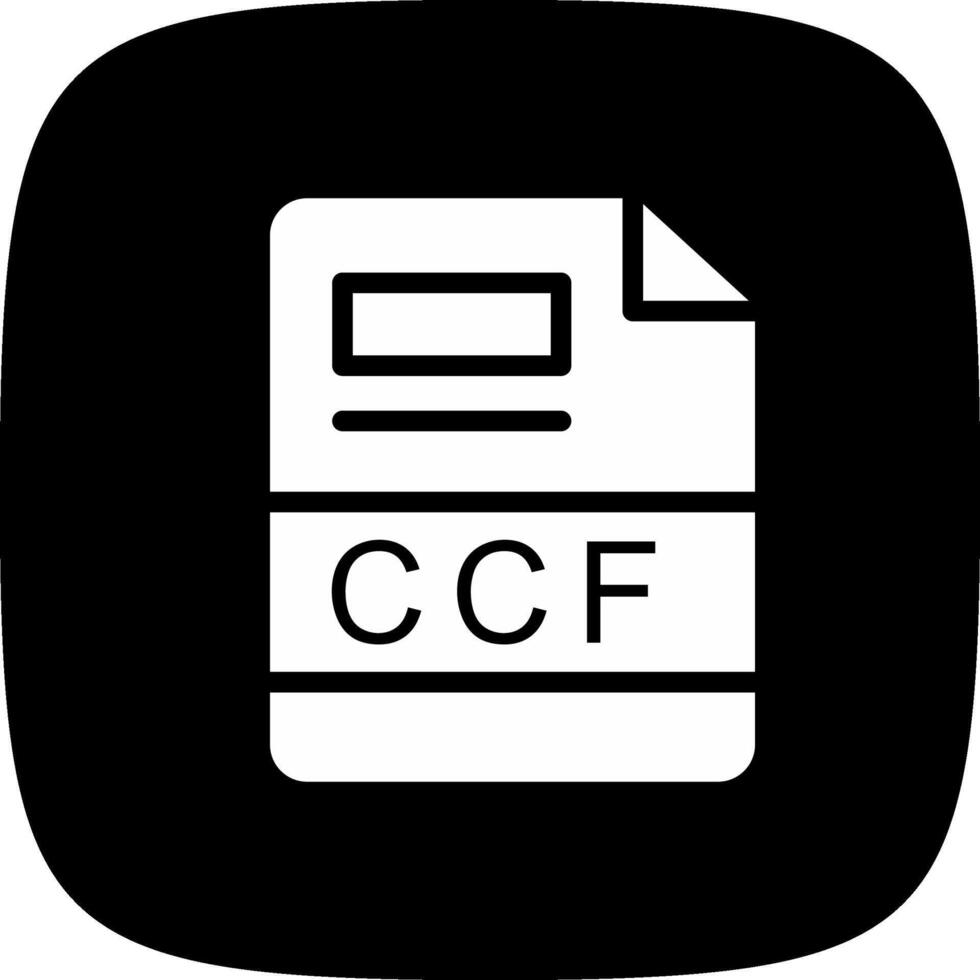 ccf kreativ ikon design vektor