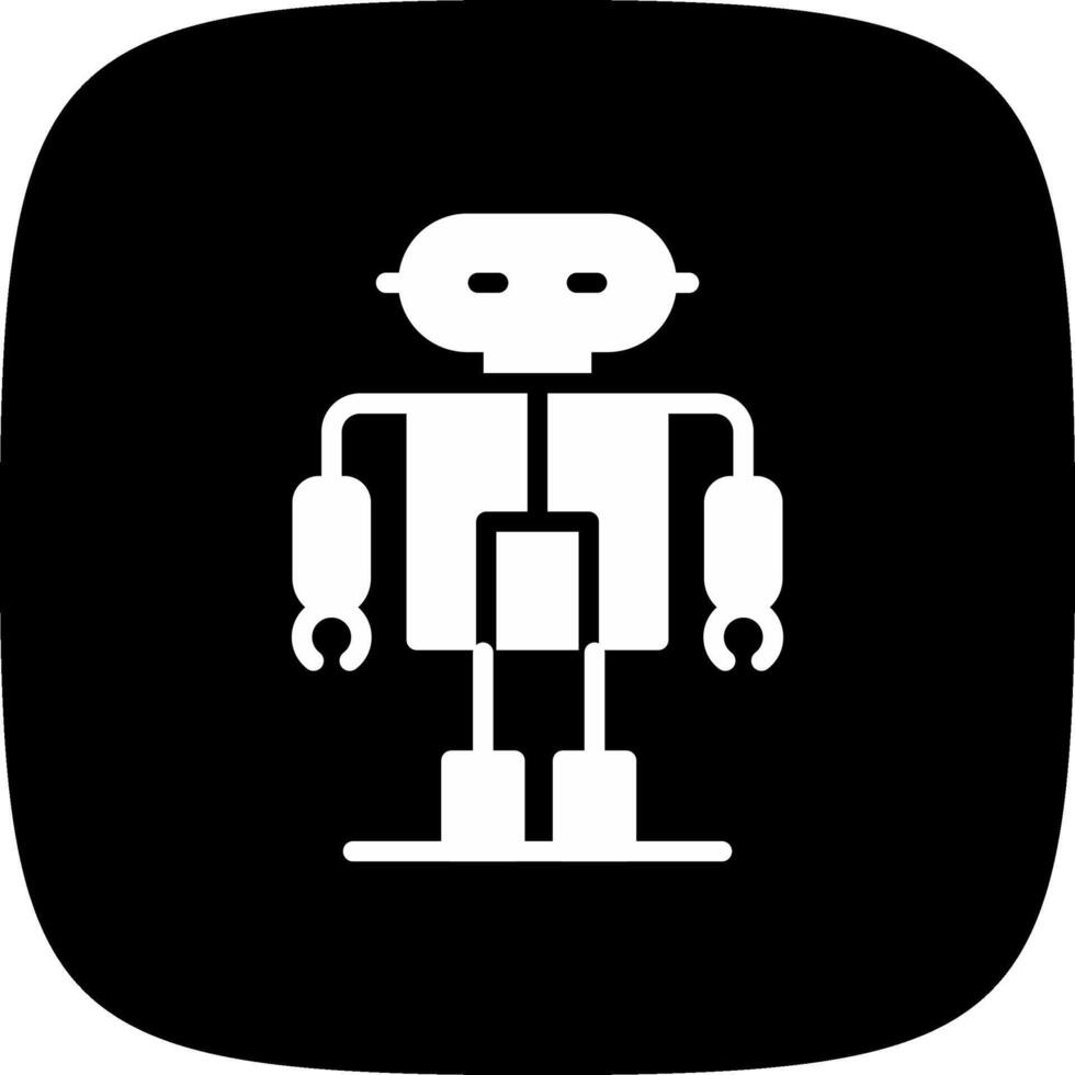 Roboter kreatives Icon-Design vektor