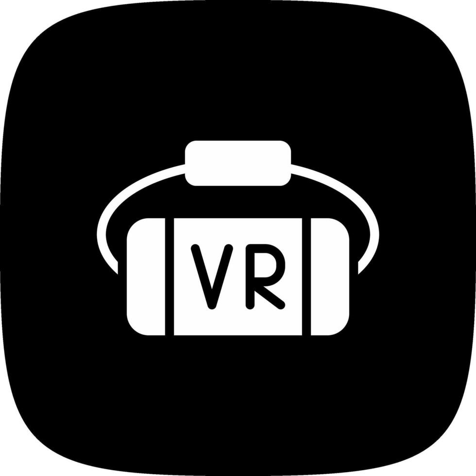 vr glasögon kreativ ikon design vektor