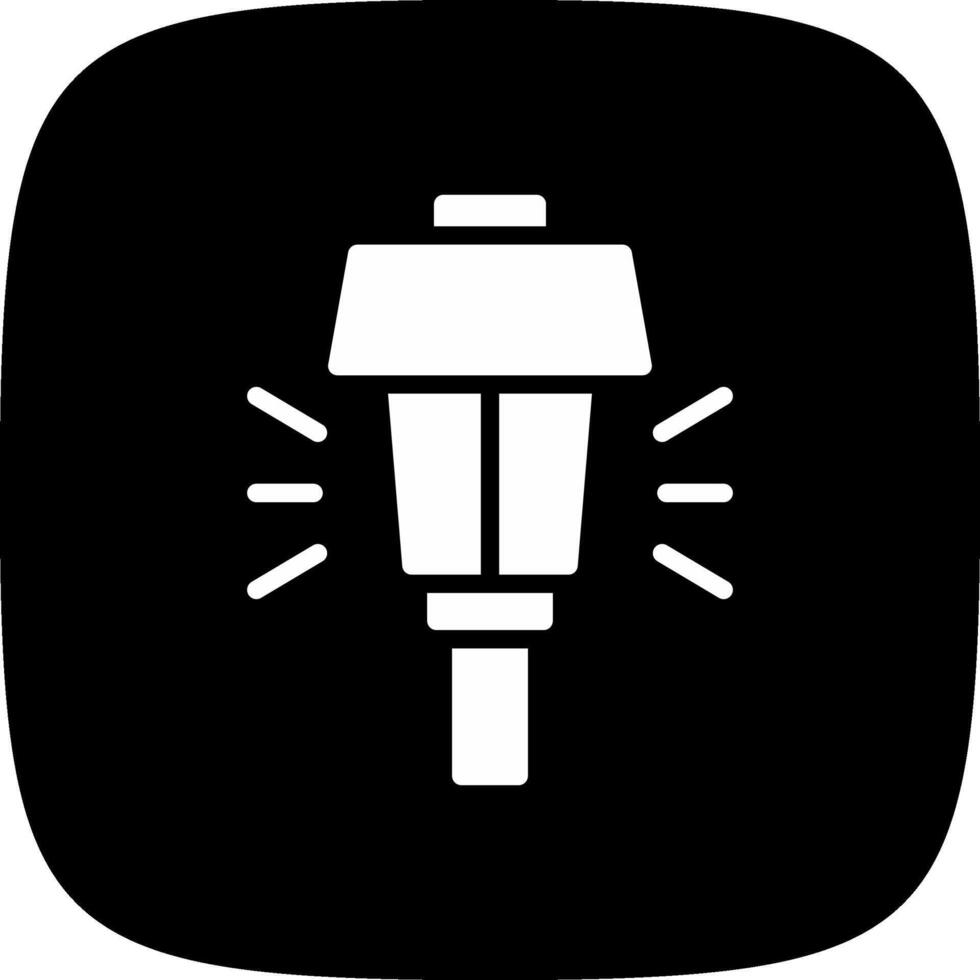 Streetlight kreatives Icon-Design vektor