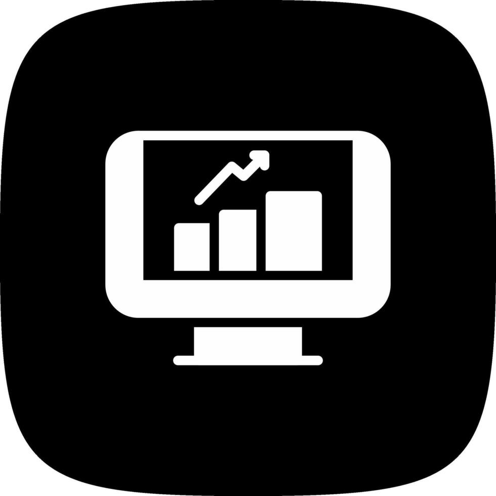 finanziell Daten kreativ Symbol Design vektor