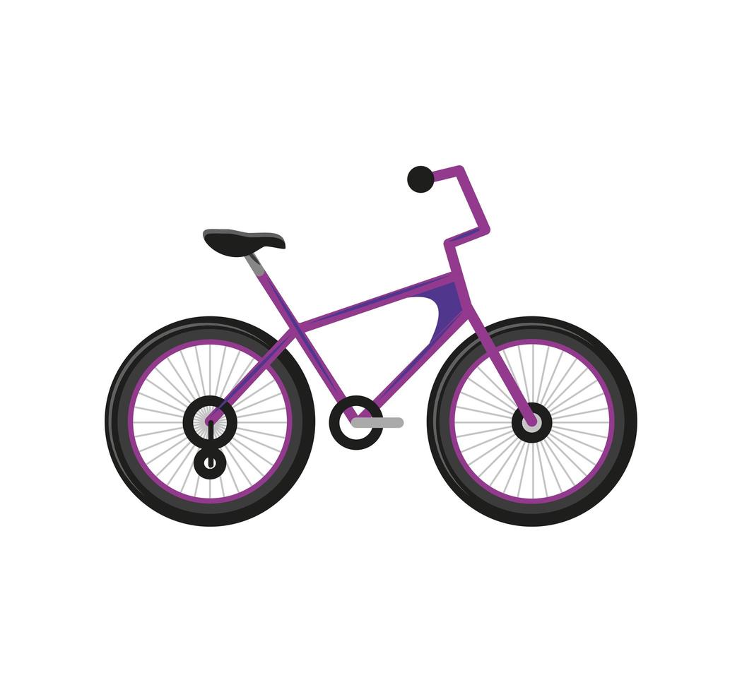 lila cykeltransport vektor