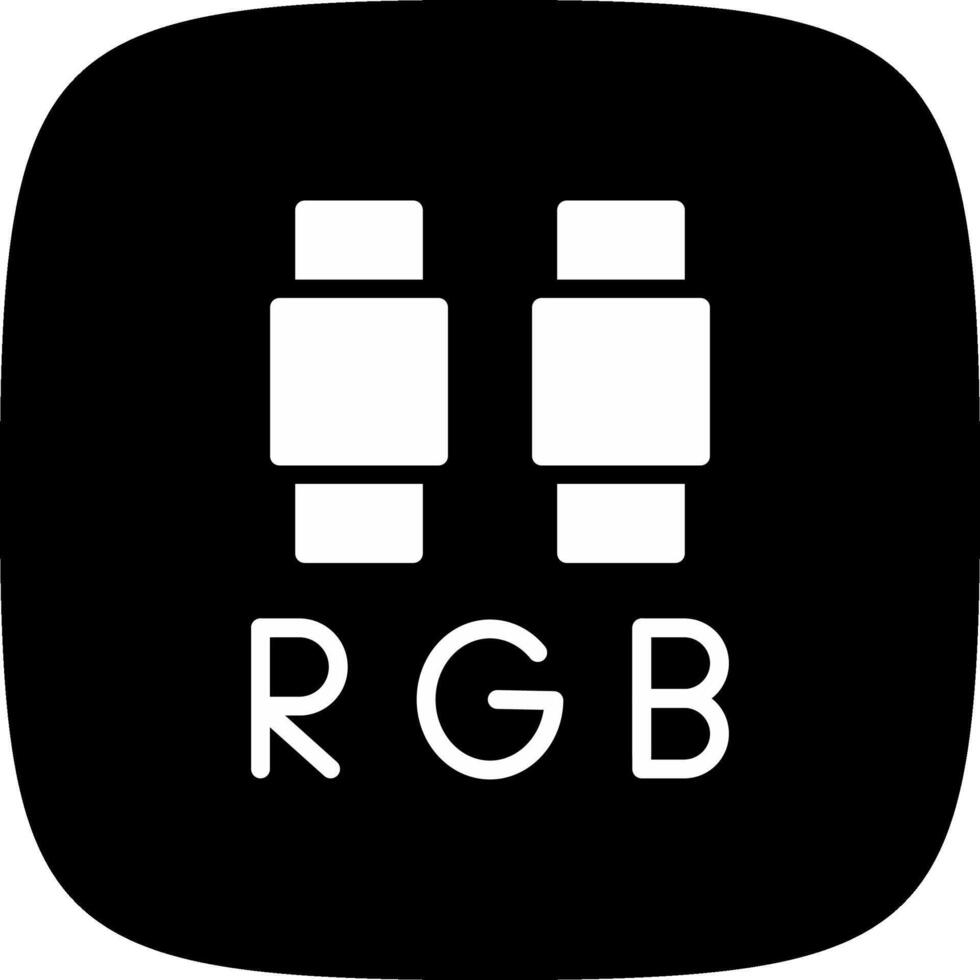 RGB-kreatives Icon-Design vektor