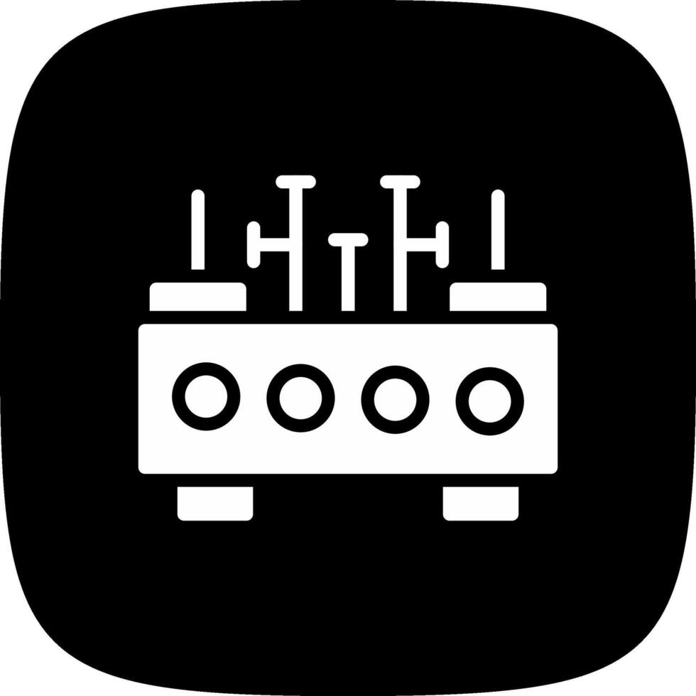 WLAN-Router kreatives Icon-Design vektor