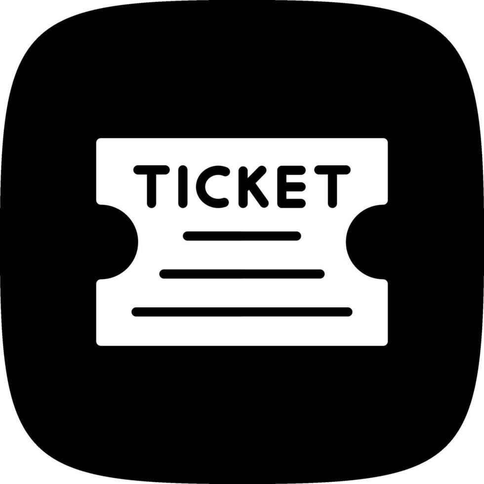 Ticket kreatives Icon-Design vektor