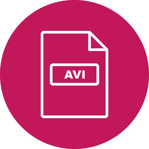 AVI-Vektor-Symbol vektor