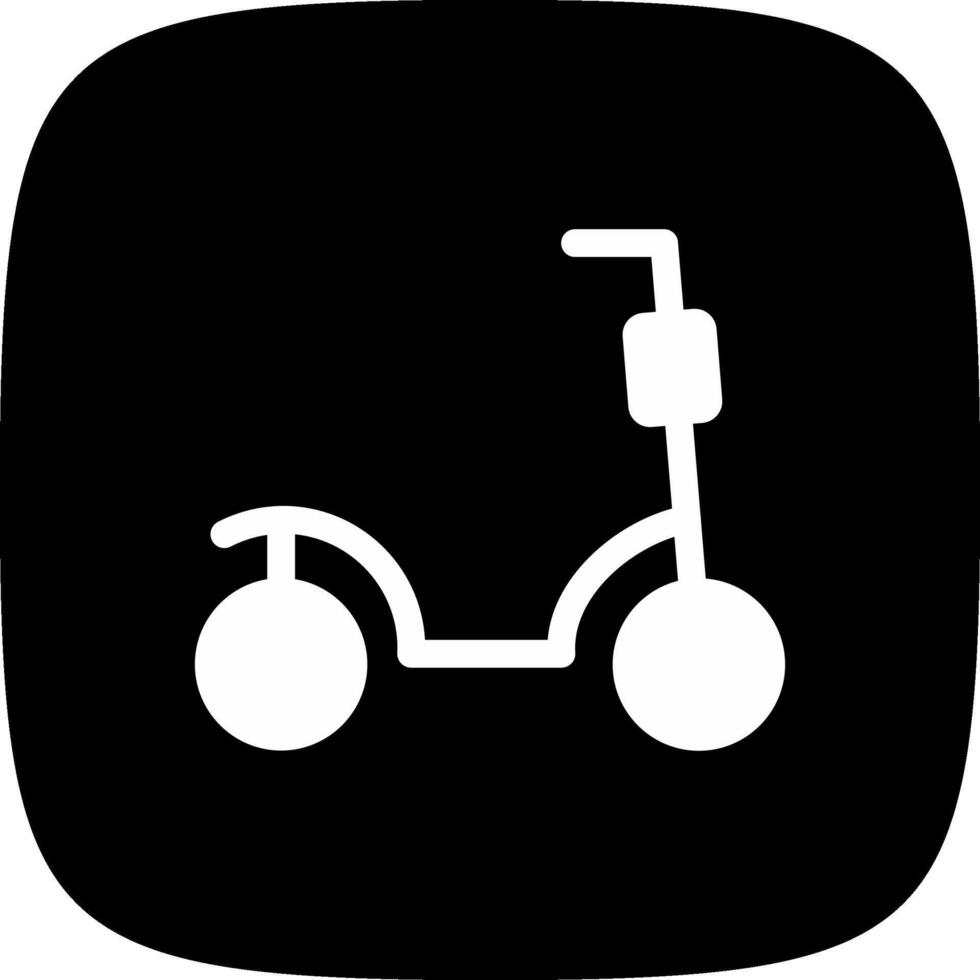 Scooter kreatives Icon-Design vektor