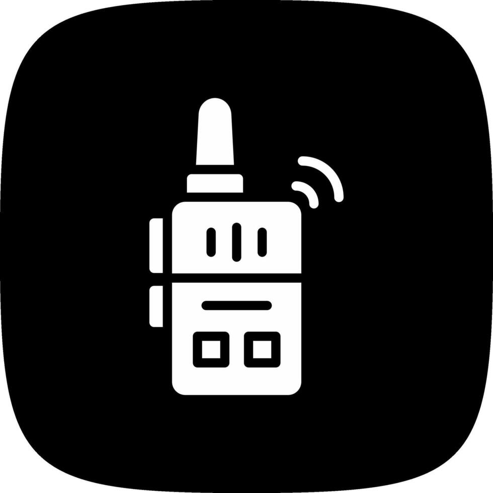 Walkie-Talkie kreatives Icon-Design vektor