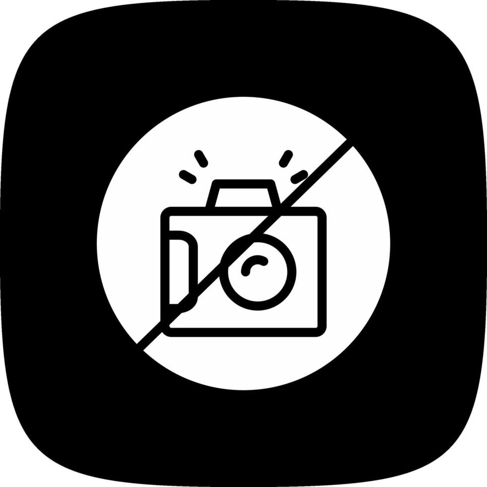 kein kreatives Icon-Design für die Kamera vektor