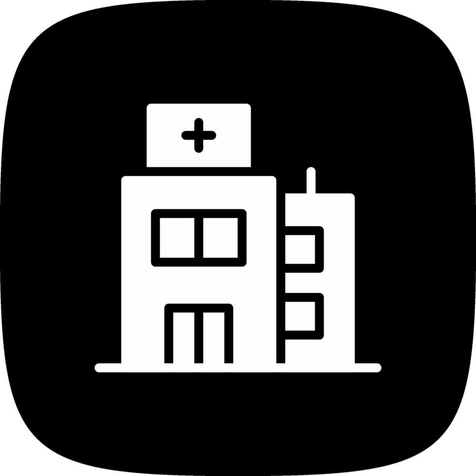 Krankenhaus kreatives Icon-Design vektor