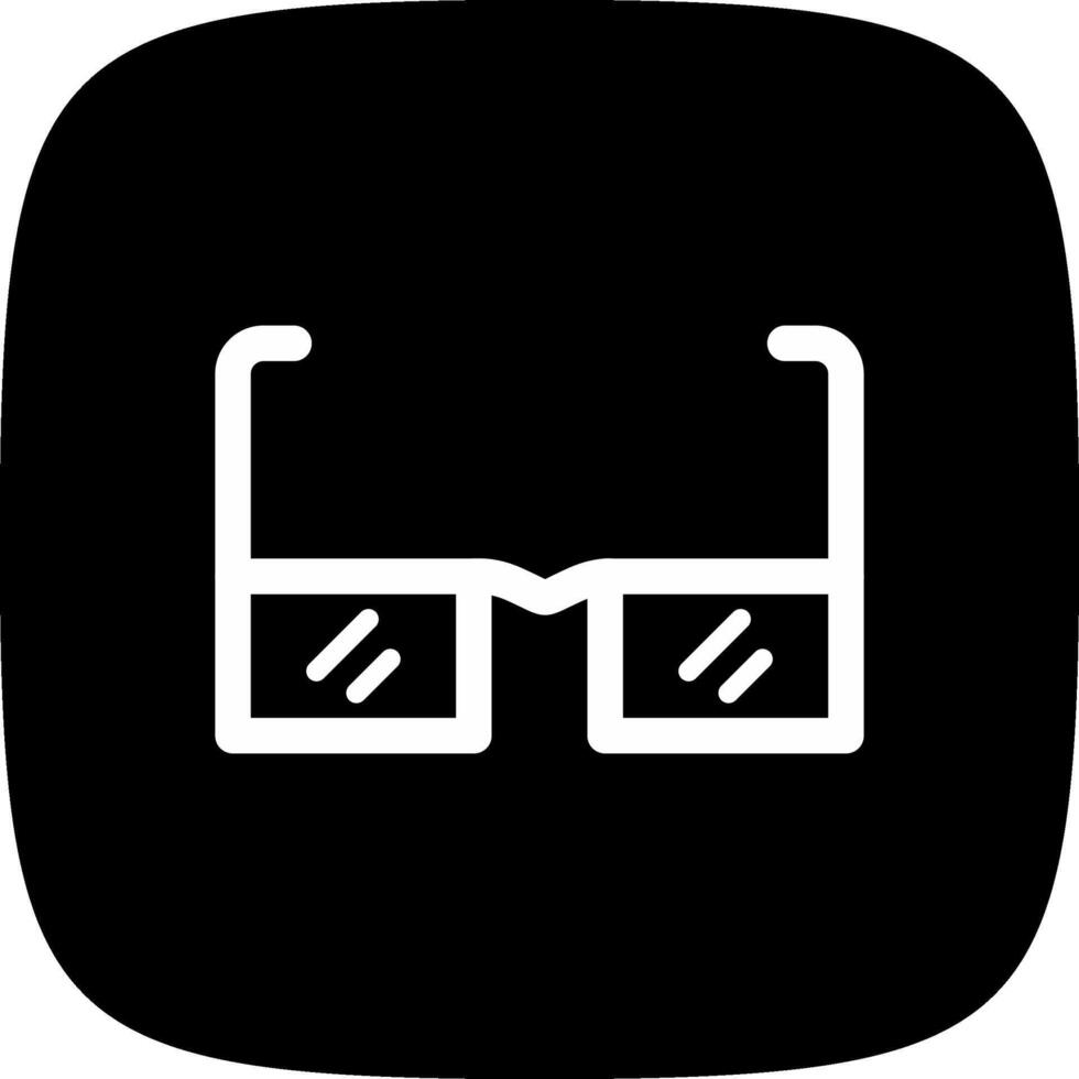 Brille kreatives Icon-Design vektor