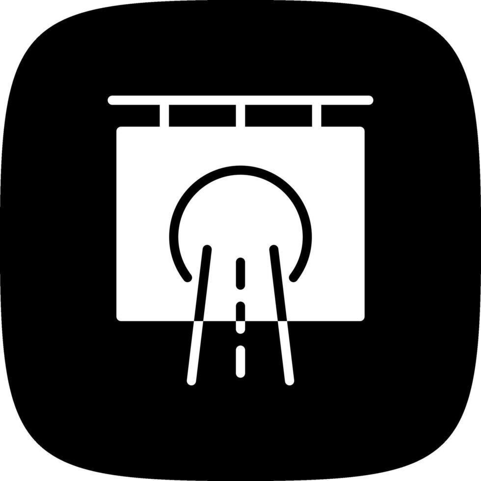 Tunnel kreatives Icon-Design vektor