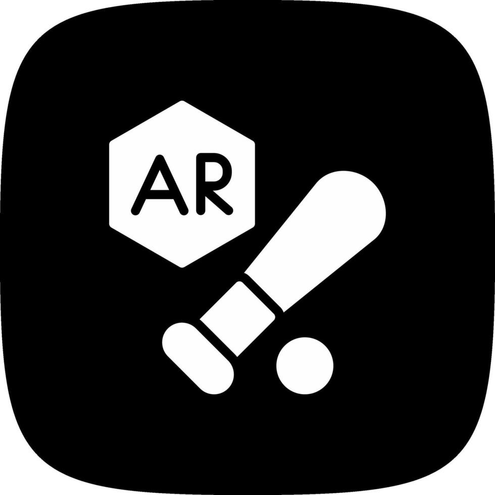 ar Baseball kreativ Symbol Design vektor