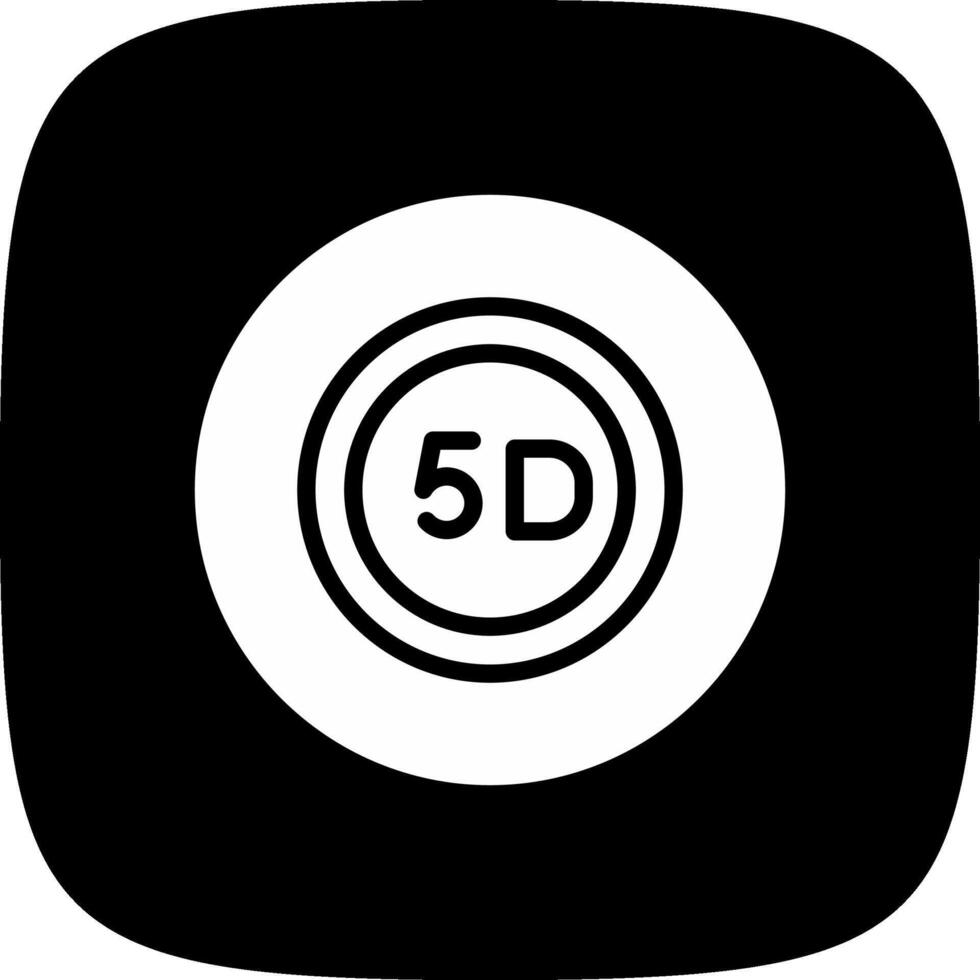 5d Daten Lager kreativ Symbol Design vektor