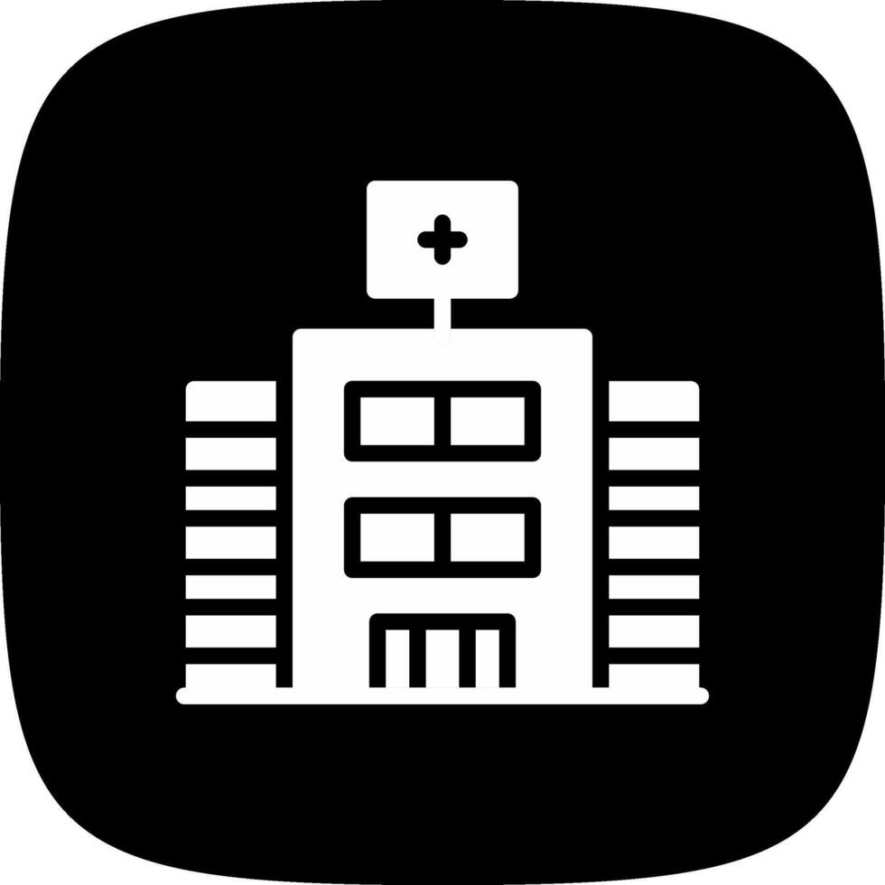 Krankenhaus kreatives Icon-Design vektor