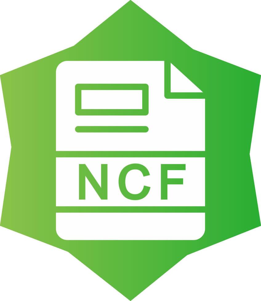 ncf kreativ Symbol Design vektor