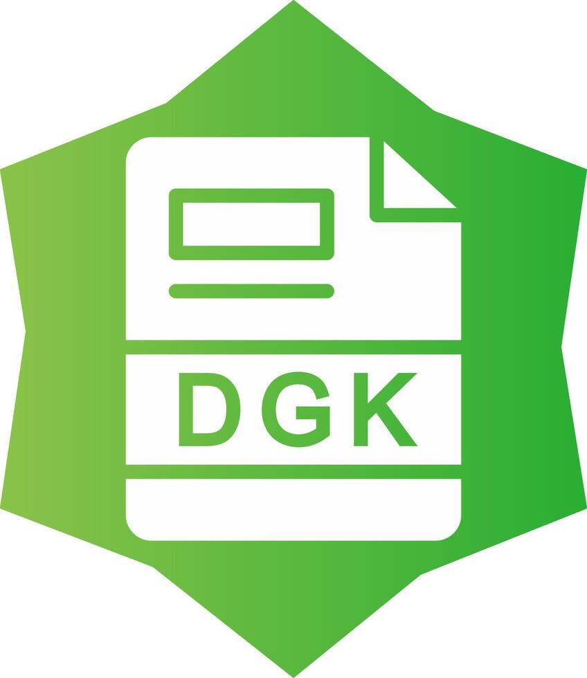 dgk kreativ ikon design vektor