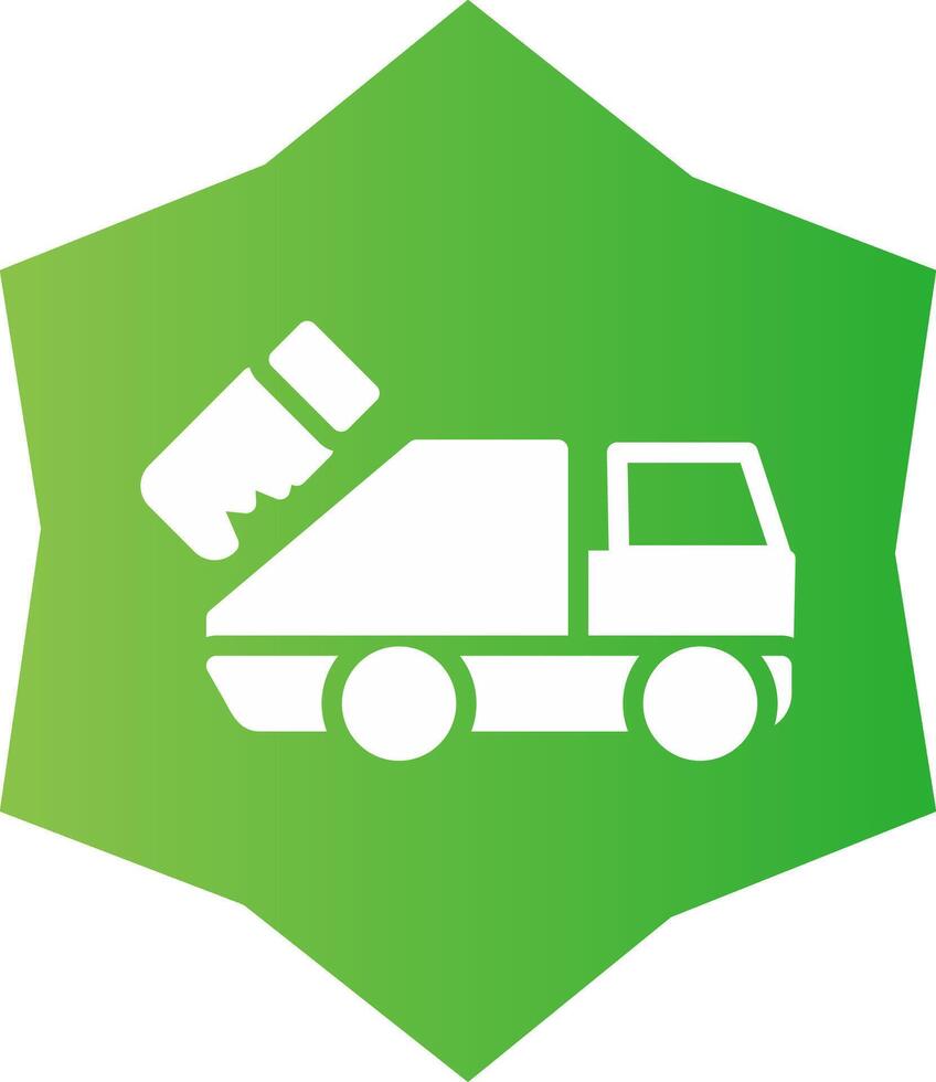 Müll LKW kreativ Symbol Design vektor