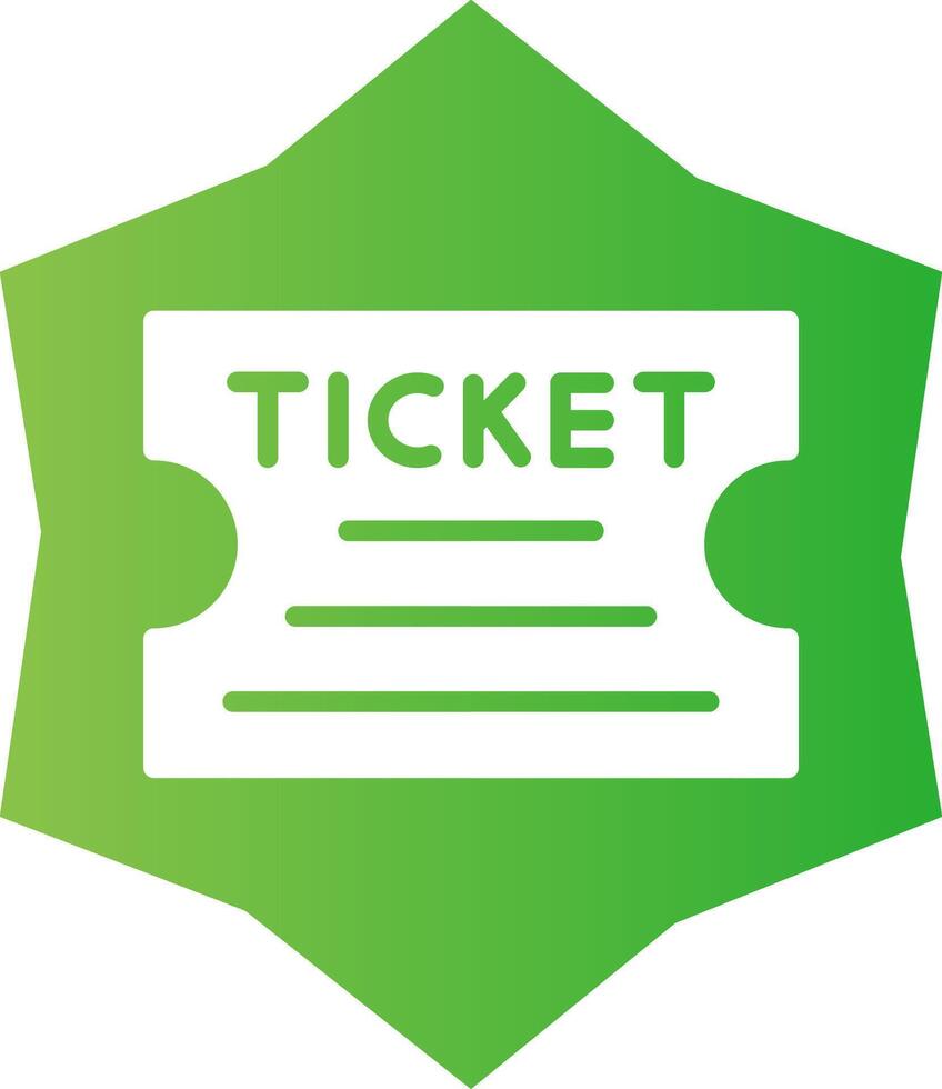 Ticket kreatives Icon-Design vektor