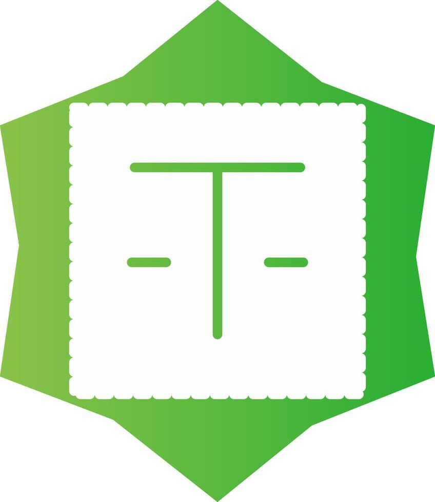 Textfeld kreatives Icon-Design vektor