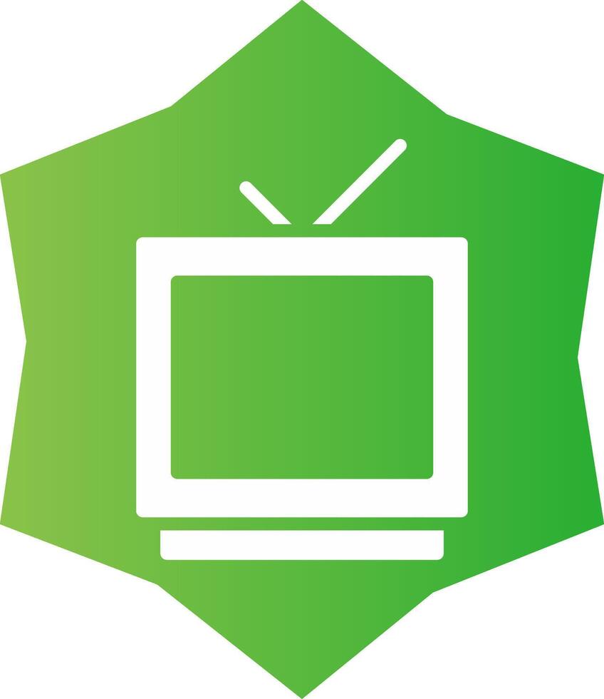 kreatives Icon-Design für das Fernsehen vektor