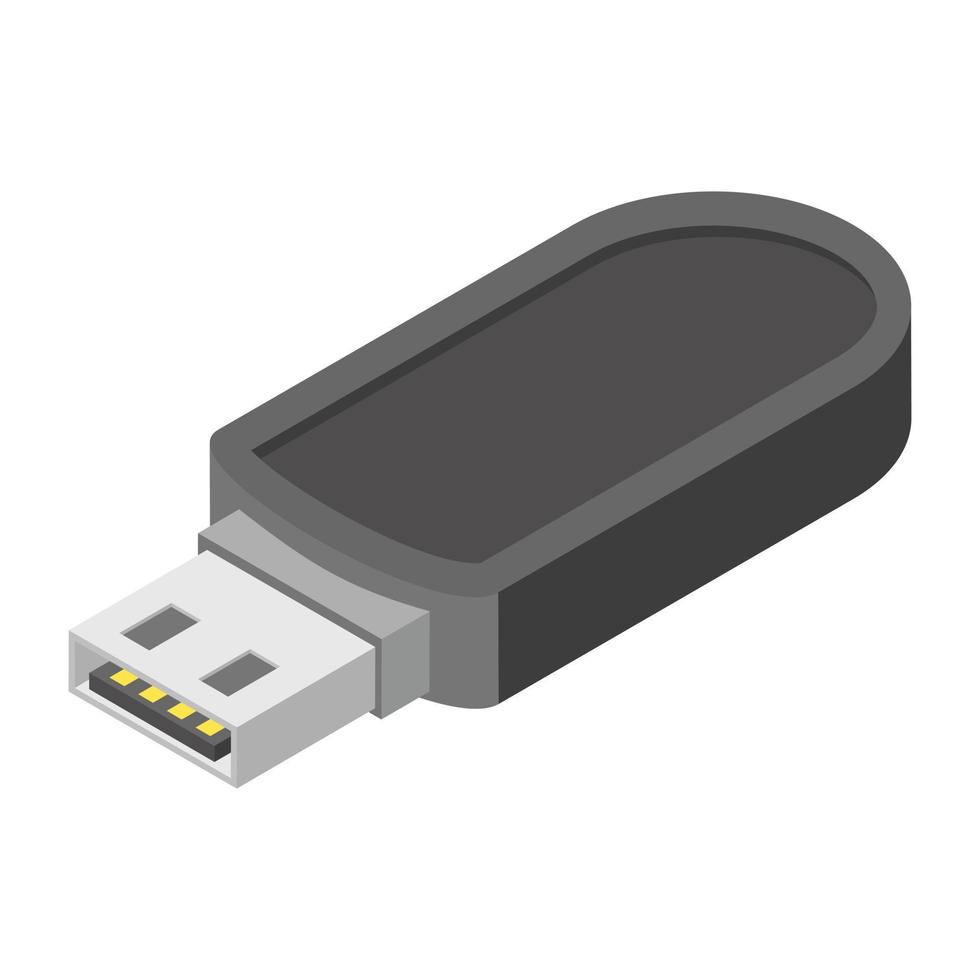 trendige USB-Konzepte vektor