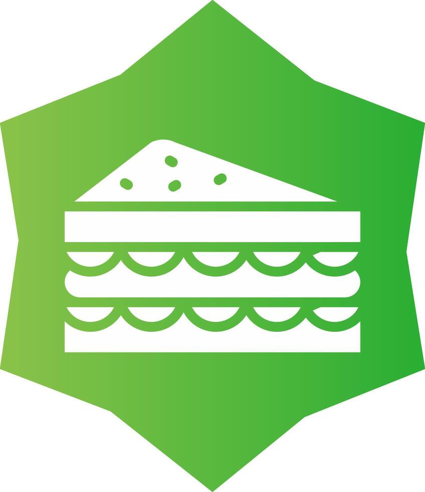 Sandwich kreatives Icon-Design vektor