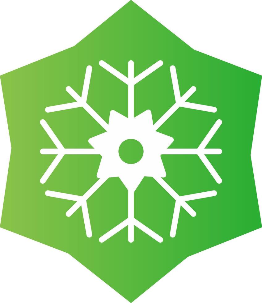 Schneeflocke kreatives Icon-Design vektor