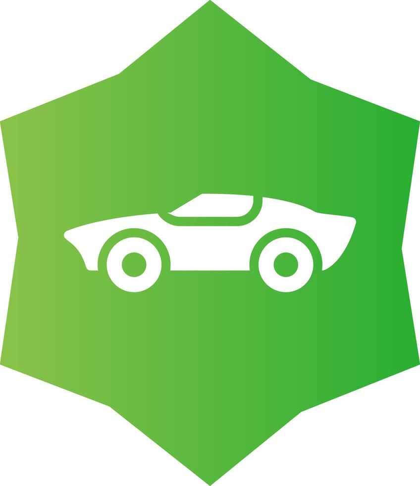 Sportwagen kreatives Icon-Design vektor