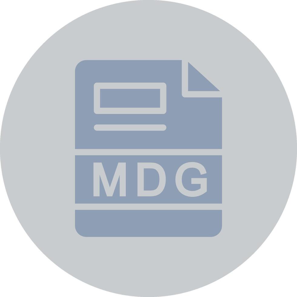 mdg kreativ Symbol Design vektor