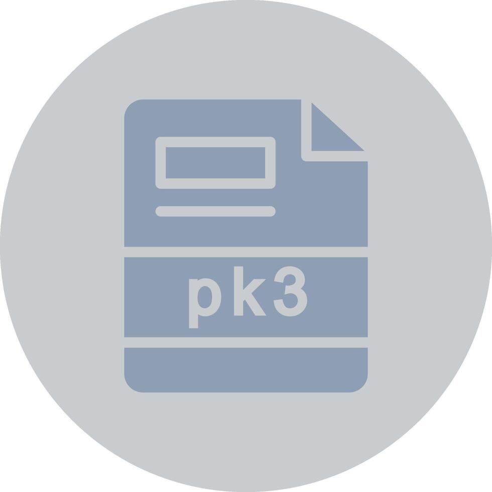 pk3 kreativ Symbol Design vektor