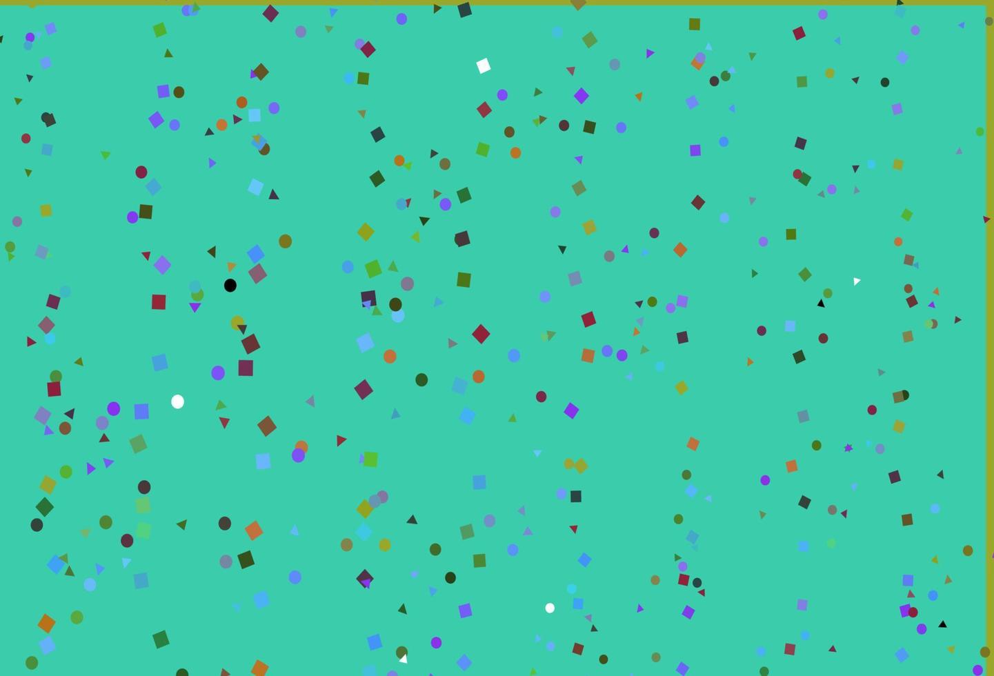 Helle mehrfarbige, regenbogenfarbene Vektorabdeckung im polygonalen Stil mit Kreisen. vektor