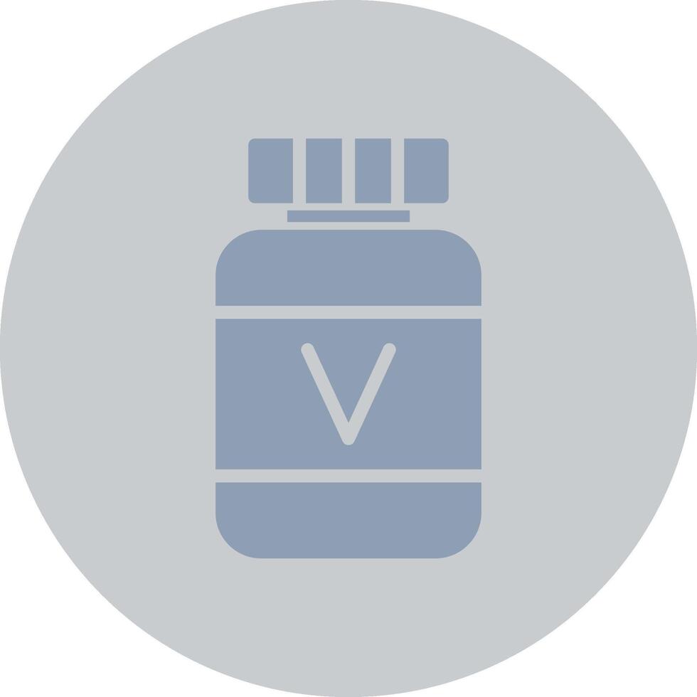 Vitamin kreatives Icon-Design vektor