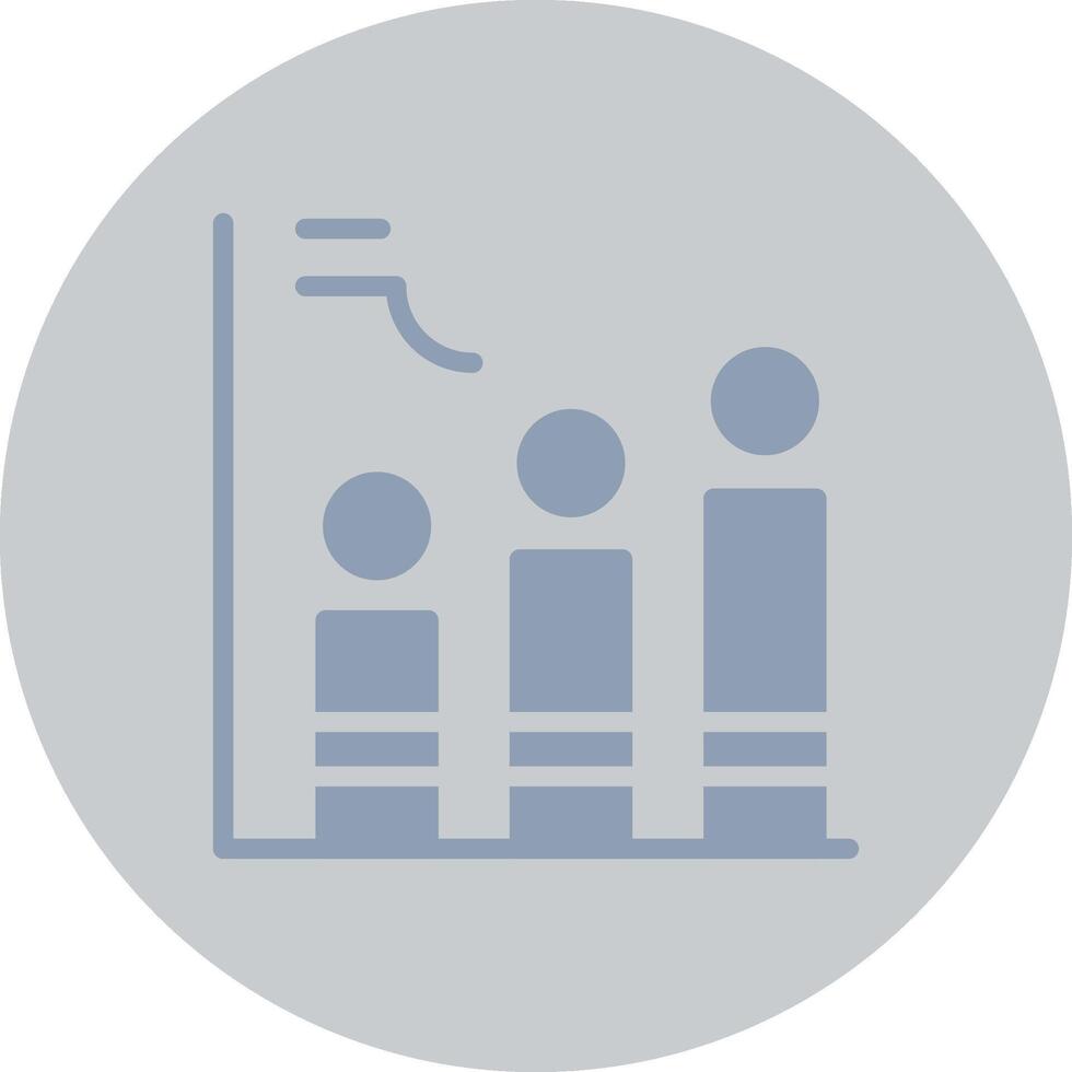 histogram kreativ ikon design vektor