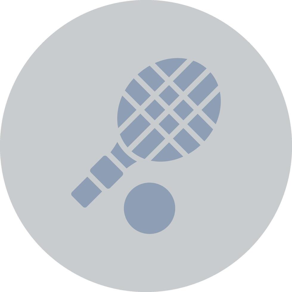 tennis racket kreativ ikon design vektor