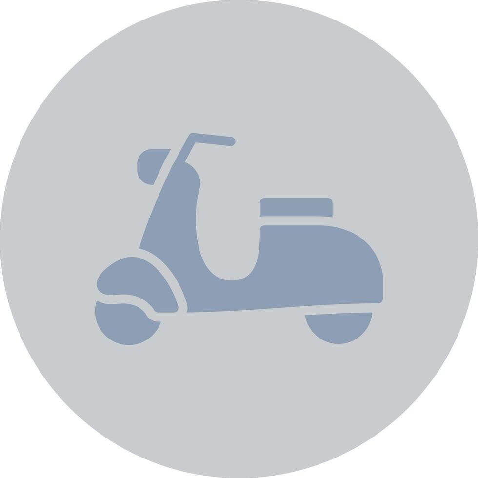 Scooter kreatives Icon-Design vektor