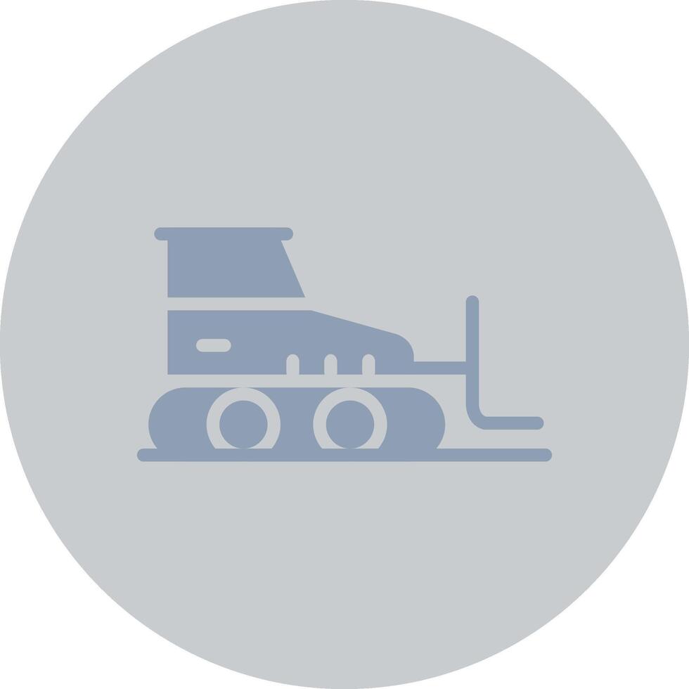 Bulldozer kreatives Icon-Design vektor