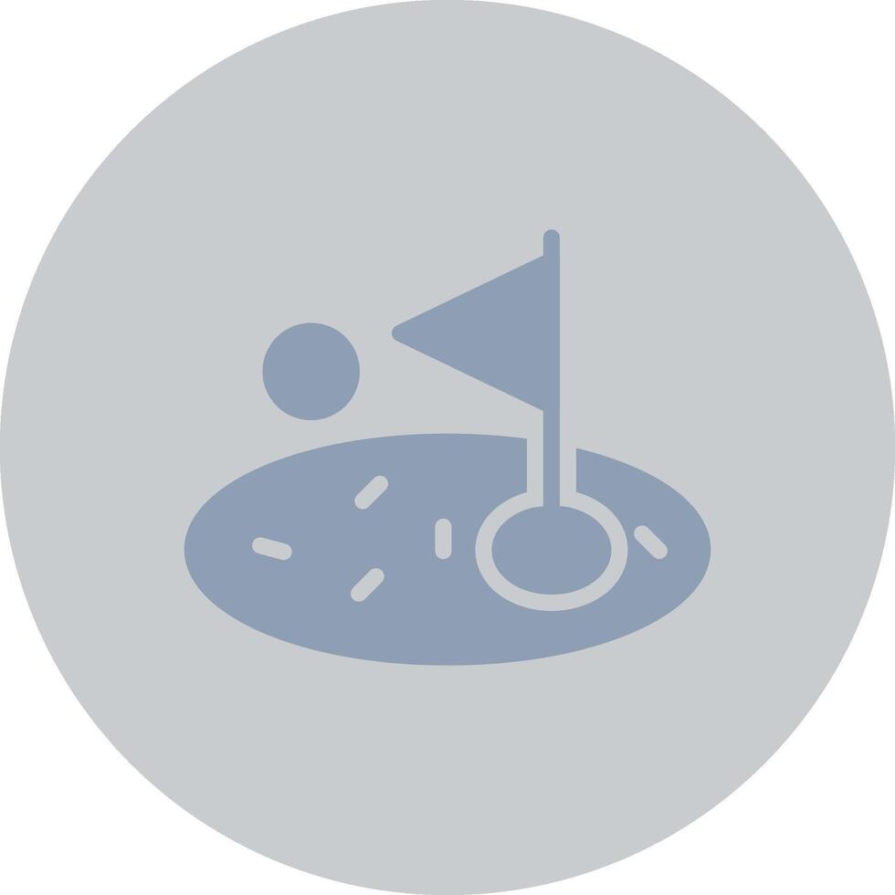 Golf kreatives Icon-Design vektor