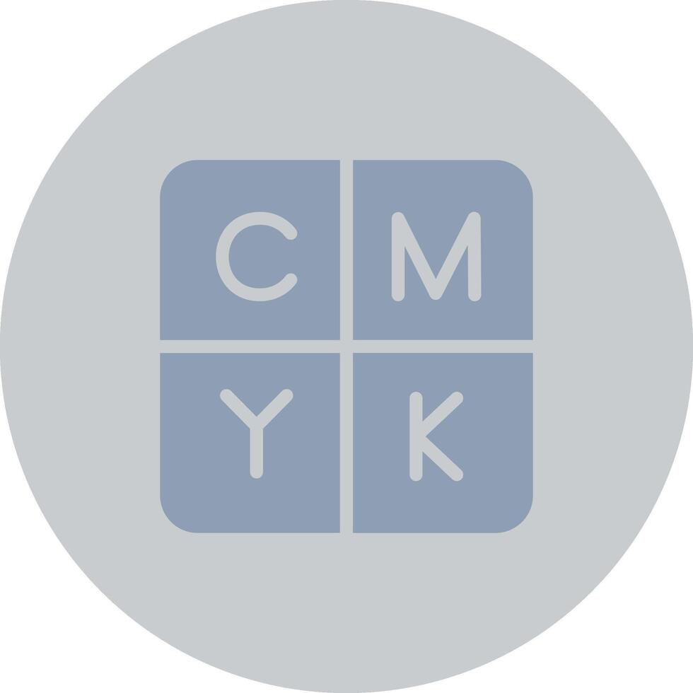 kreatives CMYK-Icon-Design vektor