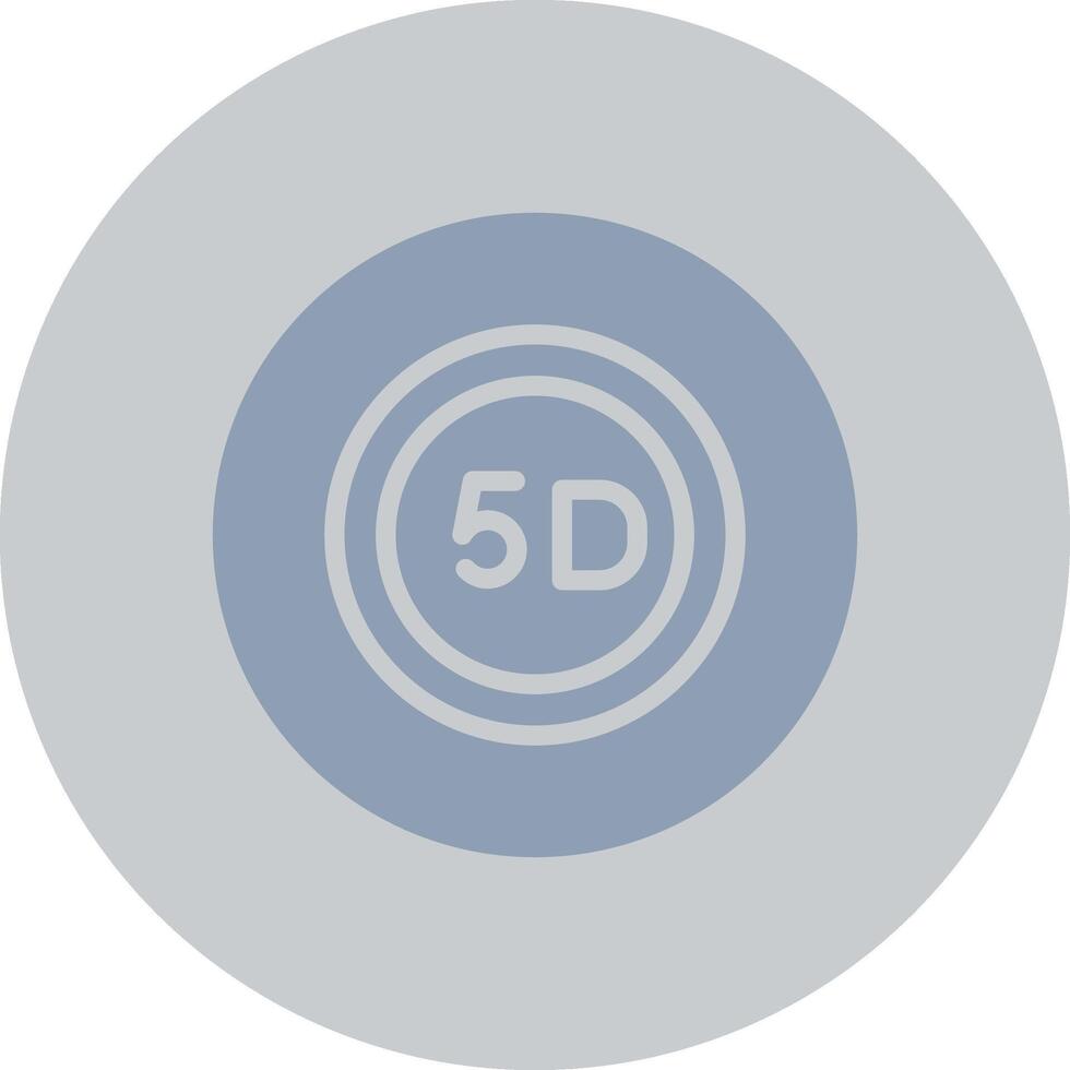 5d Daten Lager kreativ Symbol Design vektor